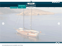 Tablet Screenshot of bodrumkayaguneriyachting.com